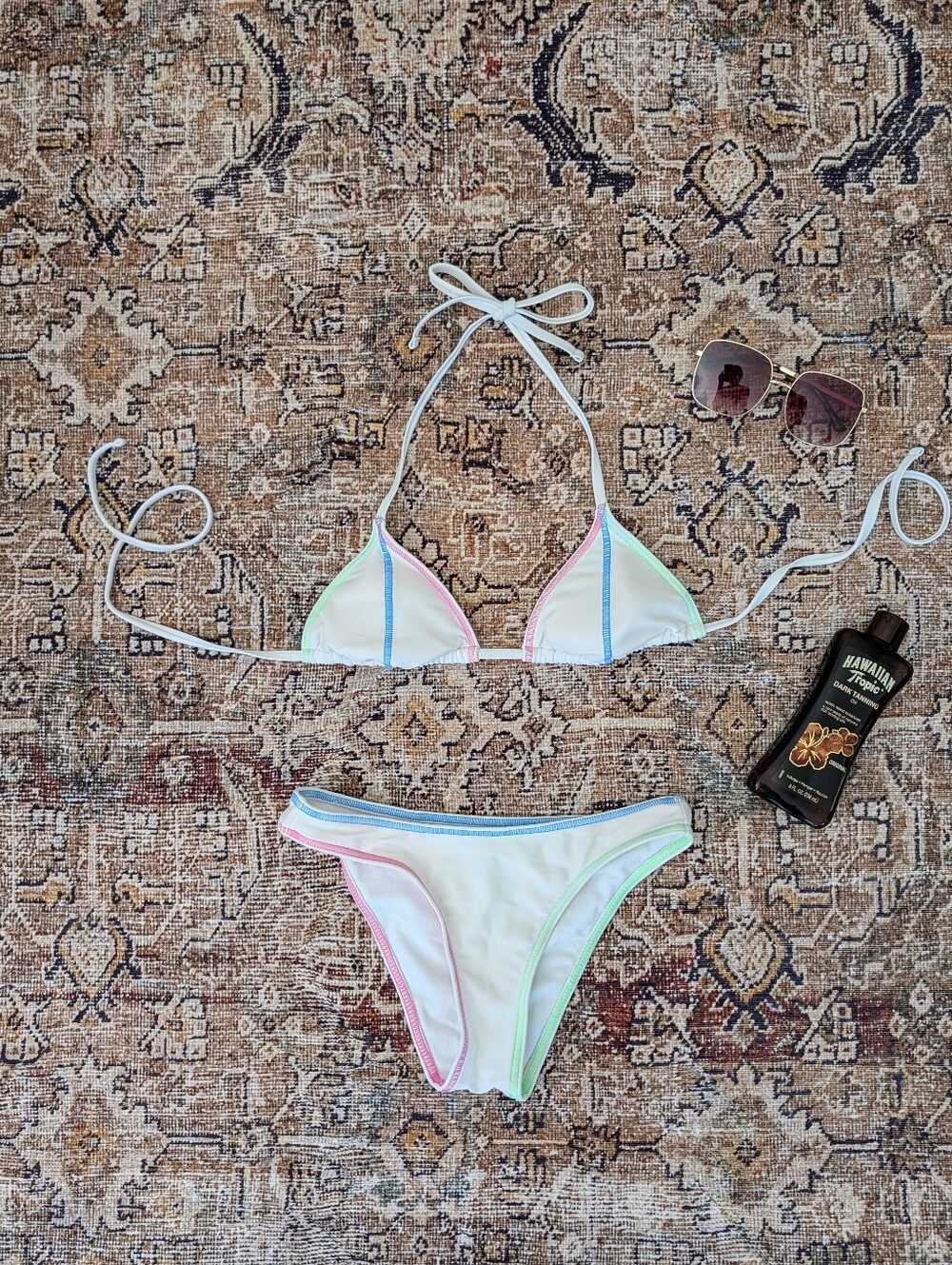No Boundaries Neon Stitch bikini XXS